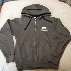 Gord Downie Fruit of the Loom zip-up hoodie (S)